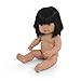 Miniland-Bebé Asiática Niña 38cm Muñeco, Color Real, (31056)