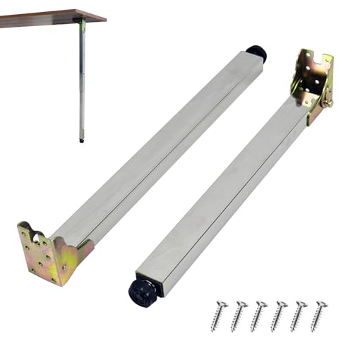 Pata Extensibles de Mesa Pies de Escritorio Inoxidable Pata para Muebles Pata de Mesa Plegables Patas Mesa Escritorio Regulables Comedor Barra Pata de Soporte 70cm 75cm 50cm 90cm(30cm/11.7in)
