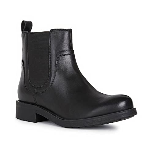 Geox D Rawelle A, Stivaletti Donna, Nero (9999/Black), 36 EU