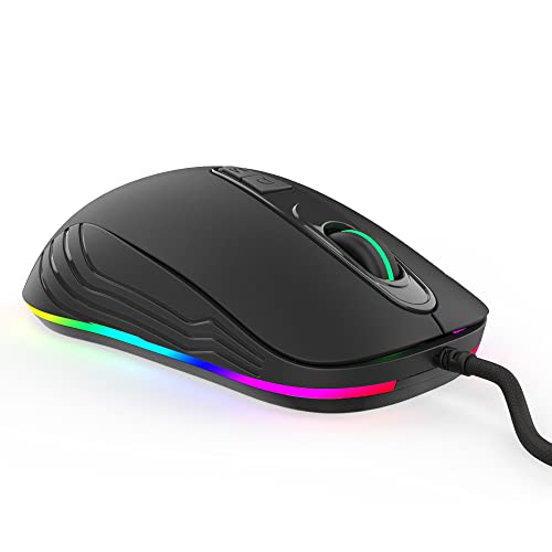 Souris de jeu Inca IMG-348 PHALDOR RGB 3200 DPI avec macro programmables