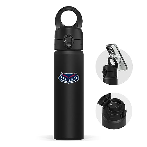 RhinoShield AquaStand Magnetische Flasche, 652 ml | Edelstahl-isolierte Sportflasche mit MagSafe-Griff, verstellbarem Stativ, abgerundetem...