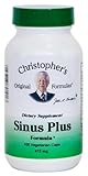 Christopher's Original Formulas Sinus Plus, Sinus Support Capsules, Whole Herb Synergistic Blend, 100 Count
