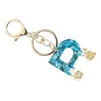 Holibanna 1 PC Kids Wallets Key Wallet Keychains for Car Keys Crystal Decor Car Trim Llaveros Personalizados Keyrings for Women Backpack Cars Alphabet Pendant Letter Men and Women