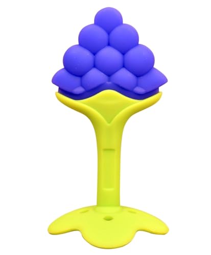 Image of DKB Infants Silicone Teether Ideal Teether For 6 To 12 Months Baby, Bpa Free Teething Toys For Babies, 1 Pcs Same Design Color Blue