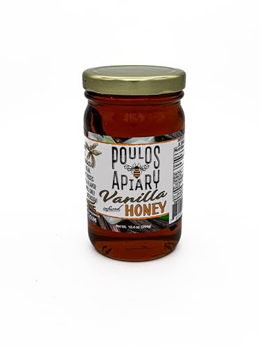 Miel infusionada con vainilla Poulos Apiary 10.4 oz miniatura 1