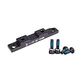 Adaptador de Montaje Plano Súper Ligero, Adaptador de Freno de Disco de Aleación de Aluminio con Espaciadores y Tornillos para Rotores para Bicicleta de Montaña y Carretera