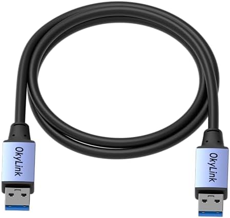 OkyLink USB 3.0/3.2 Gen 1 Data Cable A to A, Male to Male 5Gbps, 3ft - 2