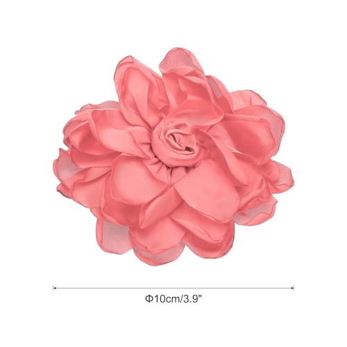 Image of PATIKIL Rose Flower Hair Clips, Fabric Brooch Pins for Women Wedding Party Dance Dress Clothes Accessories Valentine's Day Gifts