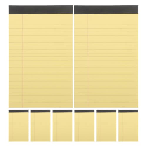 Papier jaune en bloc-notes de 50 feuilles pour une prise de notes rapide