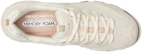 Skechers Women's D'Lites Good Neutral Sneaker, Off White, 8 Review | Image 1