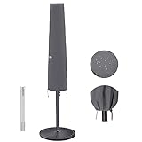 Garden Balsam Umbrella Cover for 6ft to 9ft Patio Umbrellas, Waterproof and Durable Market Umbrella Cover with Zipper and Rod