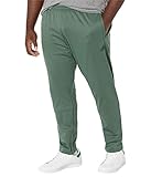 adidas Men's AEROREADY Game and Go Small Logo Tapered Pants, Green Oxide, Large