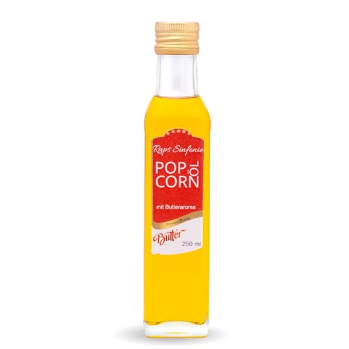 Hopser Food Fun 250 ml aceite de palomitas de maíz con fino sabor a mantequilla natural y práctico...