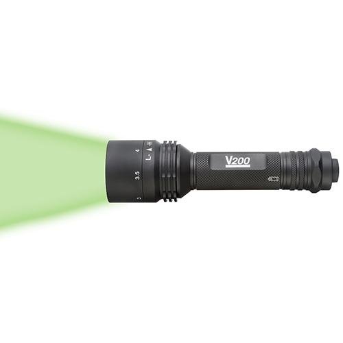 Viridian 980-0005 V200 Manual Zoom Green LED Light with 3 Mounts and Pressure Switch, 250 yd. - Viridian Weapon Technologies