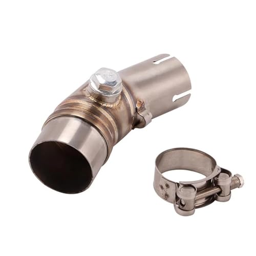 バイク用エキゾーストパイプ に適合するER6N用 に適合するヴェルシス650用 に適合するZ650用 に適合する忍者650用 50.8mm マフラーチューブ サイレンサー ミッドリンクパイプ オートバイの排気管(カラー13)