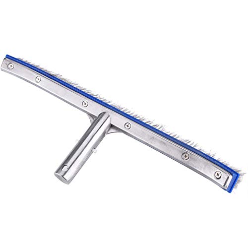 Escova de aço, aço inoxidável para limpeza de parede de piscina escova de aço para lagos suprimentos