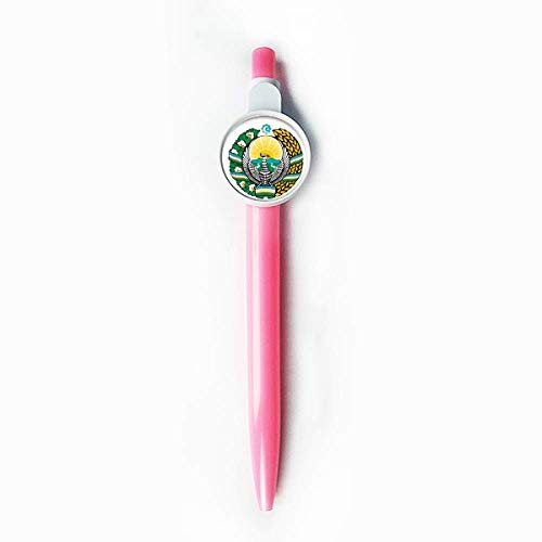 Stylo à bille rétractable bleu Ouzbékistan pour éviter les taches d'encre