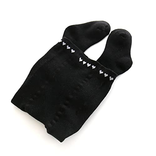 Girls Heart Print Fleece Pantyhose 𝐒eamless Cable Knit Leggings Toddler Warm Non 𝐒lip Knitted Tights Stocking2