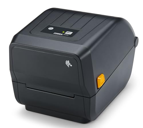 Zebra ZD220 Thermal Transfer & Direct Thermal | 203 DPI | ZD22042-T01G00EZ | USB Connectivity | Standard EZPL | 4 in Width | Includes Jet Set Software