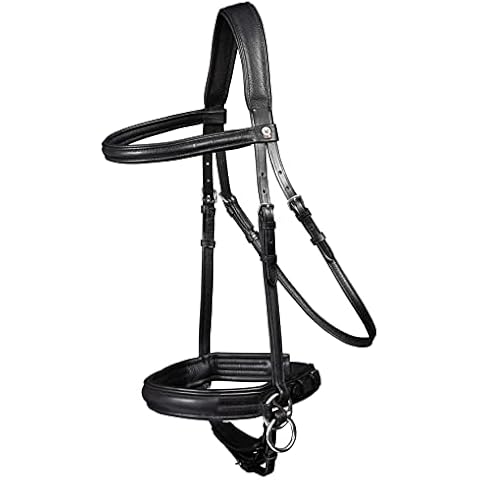 WALDHAUSEN X-Line Trensenzaum Gebisslos Supersoft Warmblut, schwarz Cover