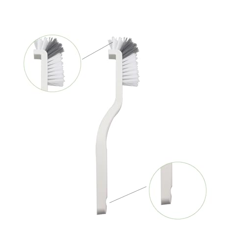 Image of 5PCS Cleaning Dish Scrubbing Brush Kitchen Sink Bathroom Brush Dishwasher Edge Grouting Deep Cleaning Brush with Stiff Bristles for Cleaning Window Recesses Shutters Sliding Doors