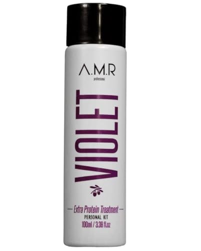 Alisado profesional – A.M.R VIOLET – EXTRA PROTEIN TREATADO – Sin FORMOL (100 ml)
