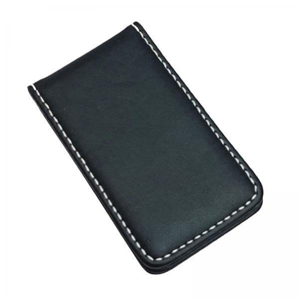 2xMagnetic Money Clip Dollar Cash Clamp Card Holder Wallet Black_80x46x8mm-image-20