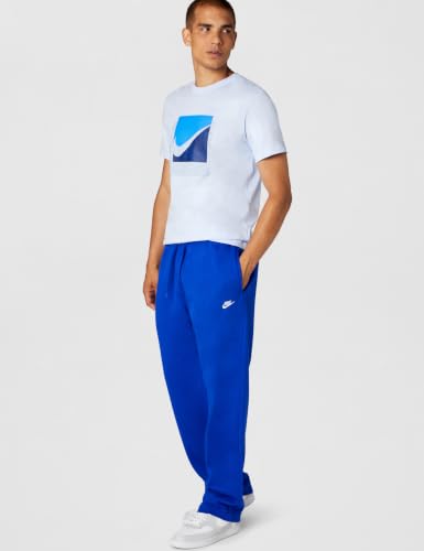 Image of Nike Men's Club Open Hem Brushed Fleece Pants
