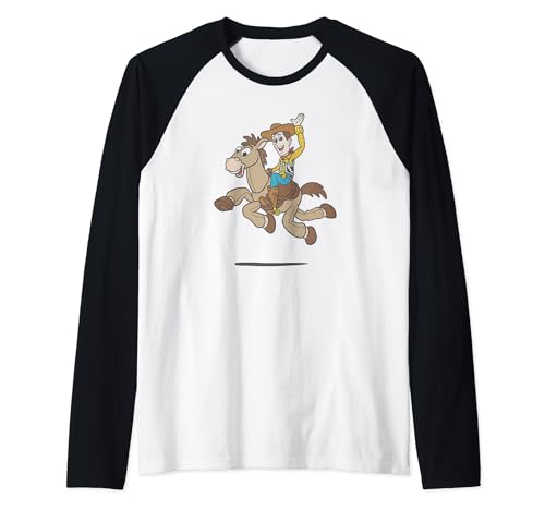 T-shirt Toy Story Woody raglan anti-frottement pour style baseball confortable