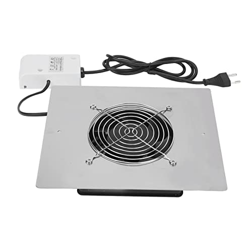 Colector de Polvo para Uñas Potente Colector de Polvo para Aspiradora de Uñas, 60 W Limpiador de Polvo para Uñas Aspiradora para Manicura Extractor de Polvo para Salón de Uso Doméstico, Mesa Incrustad