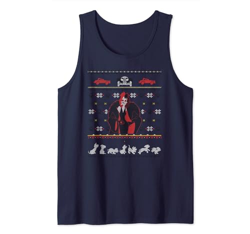 Dbardeur Pull Moche de Nol Cruella Disney Villains tricot sans manche