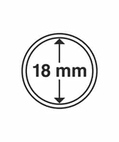 Cápsulas Redondas para Monedas 18mm Paquete de 10 miniatura 3