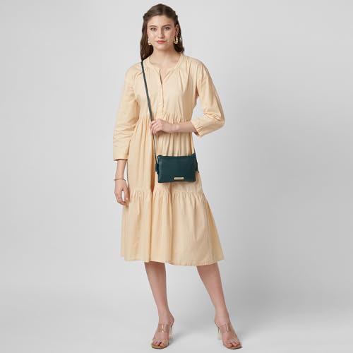 Image of Caprese Nellie Small Crossbody Bag for Women with Adjustable Strap & Zipper Closure for Comfortable Wear | Versatile Handbag for Everyday Use, Travel, and Special Occasions