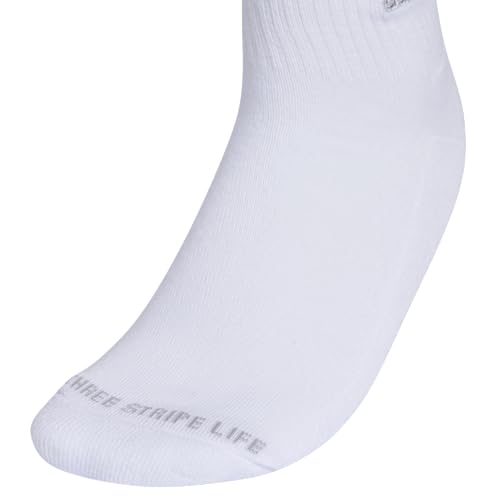 Image of adidas Cushioned Sport High Quarter Socks 3-Pairs Durable & Comfortable