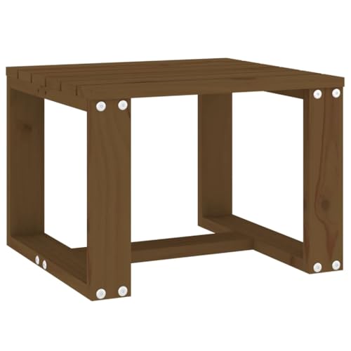 vidaXL Garten Beistelltisch, Rechteckiger Gartentisch Couchtisch, Holztisch…