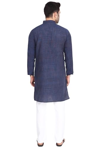 Image of Men's Khadie Cotton Relaxed Straight Kurta