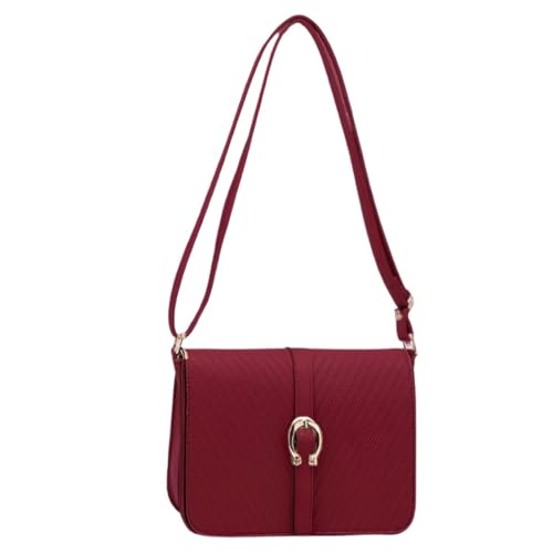 Bolsa Feminina Compacta Celular Carteira Transversal (Vermelho)