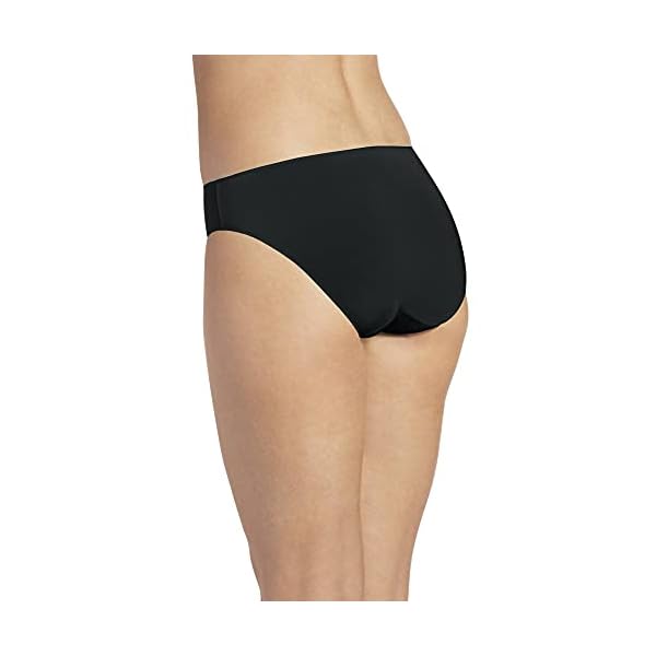 Jockey-Womens-No-Panty-Line-Promise-Tactel-Bikini Jockey Women's Underwear No Panty Line Promise Tactel Bikini, Black, 8