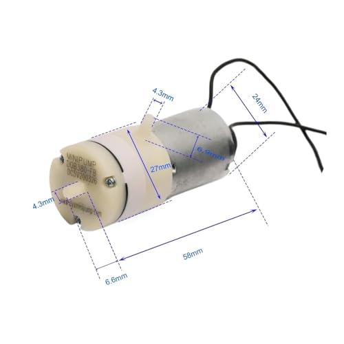 Bomba de aire electrónica pequeña para extractor de leche miniatura 3