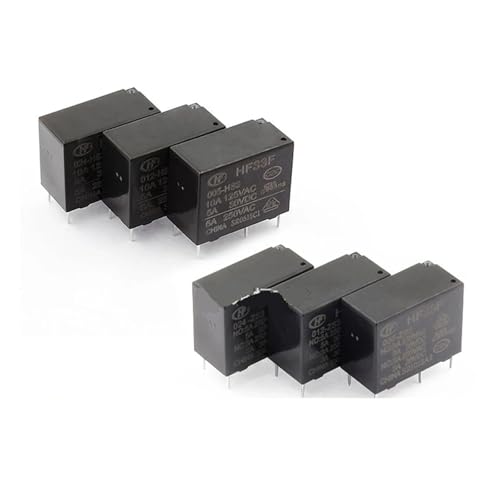 Relais de puissance HF33F JZC-33F 5A250VAC format compact haute isolation x10