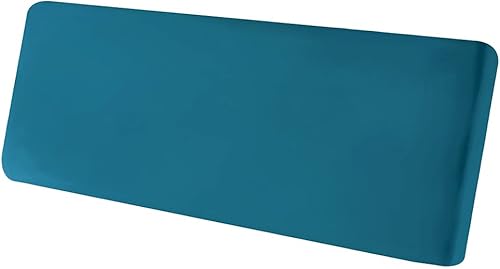 Miniatura 1 de Stretch Cushion Cover, Soft Velvet Plush Cushion Slipcovers Loveseat Sofa Covers Couch Seat Covers Furniture Protector with Elastic Bottom (Peacock