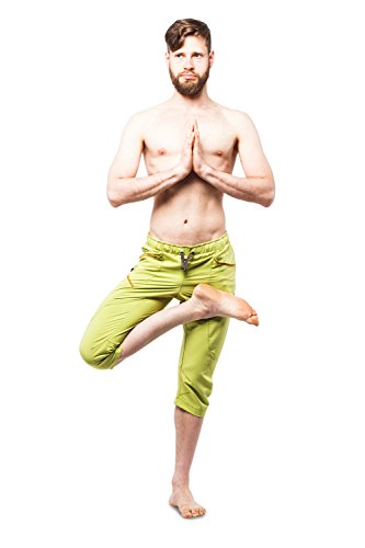 Ucraft "Xlite Rock Climbing, Bouldering And Yoga Knickers. Lightweight, Stretching, Breathable (412-S-Pale Green) #TOP4