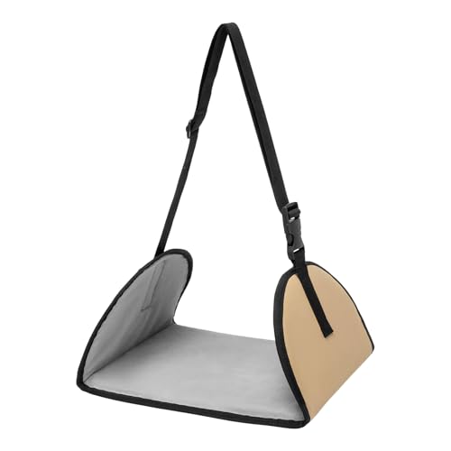 Hammac para pies de avión – Reposapiés de viaje largo con longitud ajustable, soporte para patas de oficina, , reposapiés, para oficina en casa, tren de trabajo, pausa para almuerzos
