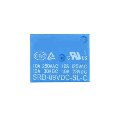 Relais de puissance SRD-09VDC-SL-C T73 9V DC 5 broches PCB pour interrupteur électronique