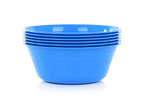 Mintra Home Snack Bowls (Medium 6pk (1.8L), Blue)