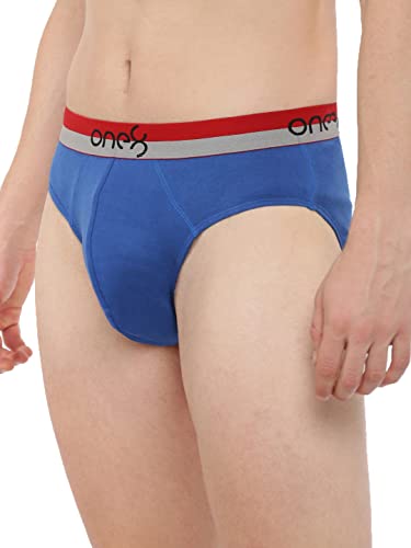 Image of ONE8 by Virat Kohli Men's Solid Brief(713 Royal Blue Small)