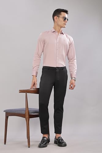 Image of Men's Cotton Lycra Slim Fit Shirt with Full Sleeves
