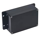 Raculety Project Box IP65 Waterproof Junction Box ABS Plastic Black Electrical Boxes DIY Electronic