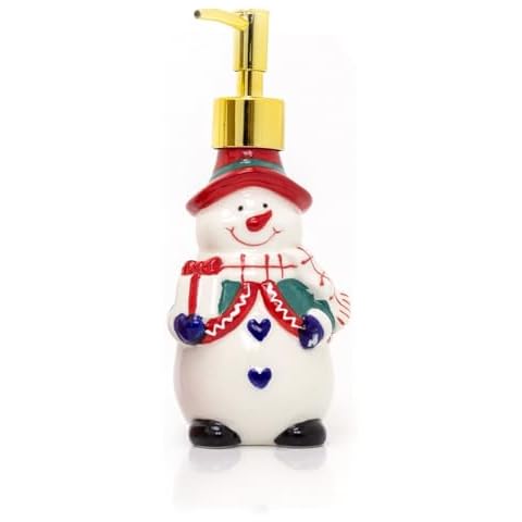Christmas Character Ceramic Soap Dispenser Cover