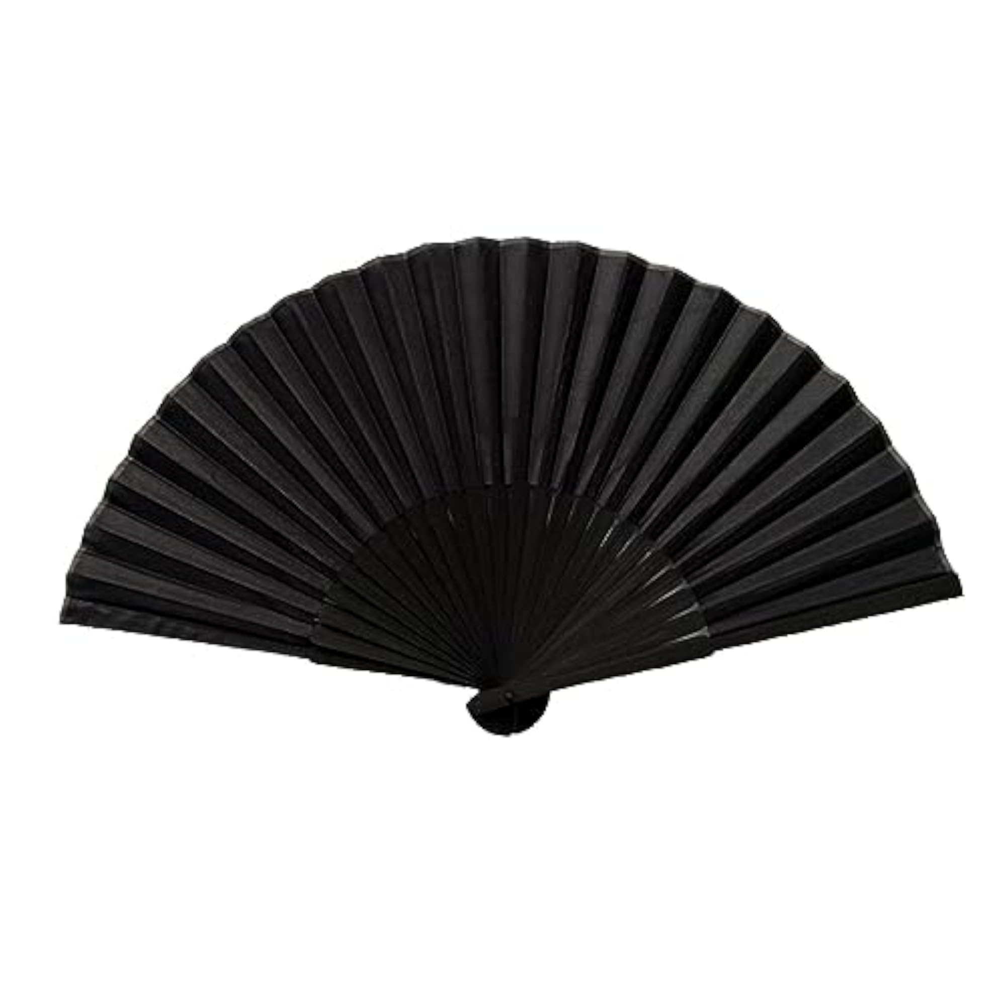 Black Hand Fan Bamboo Hand Fan for Carnival